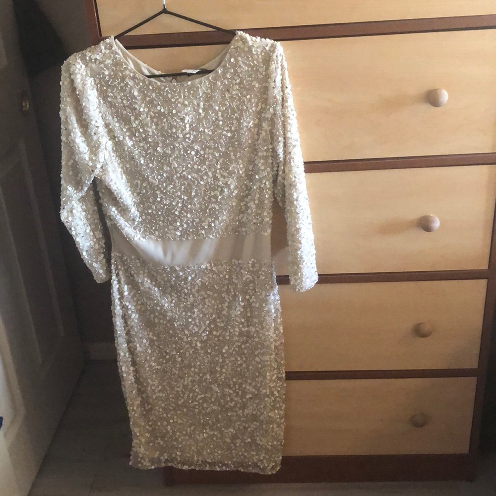 White sequin dress from Venus! Great condition